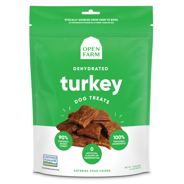 Open Farm Dehydrated Turkey Treats 4.5oz
