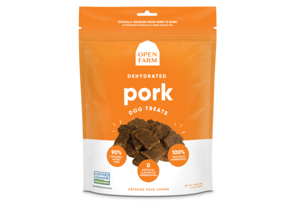 Open Farm Dehydrated Pork Treats 4.5oz
