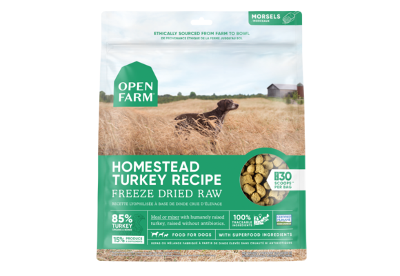 Open Farm Dog Freeze Dried Raw Turkey 13.5oz