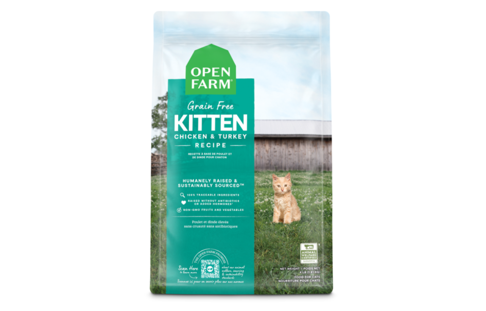 Open Farm Cat Grain-Free Chicken & Turkey Kitten 4Lb