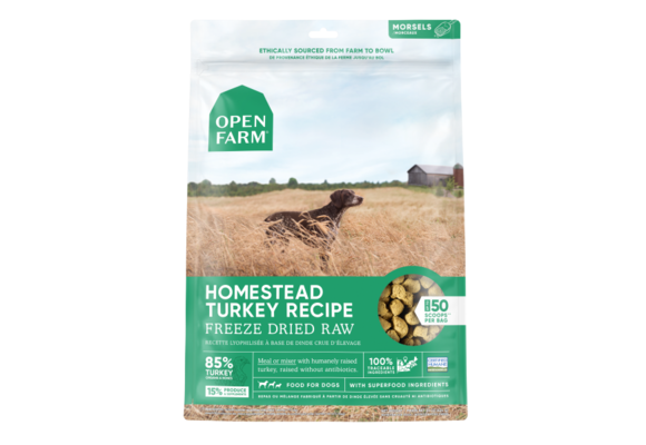 Open Farm Dog Freeze Dried Raw Turkey 22oz