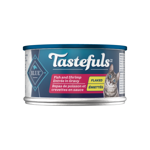 Blue Tastefuls Fish & Shrimp Flaked In Gravy 3oz