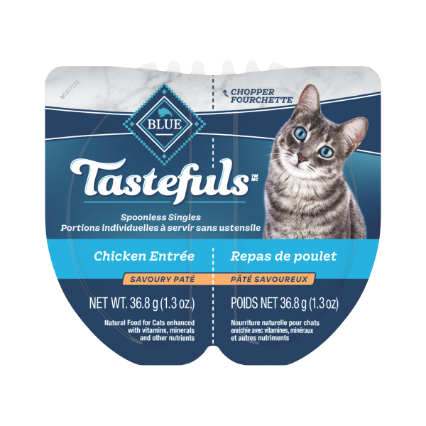 Blue Tastefuls Spoonless Singles Chicken Pate 2.6oz
