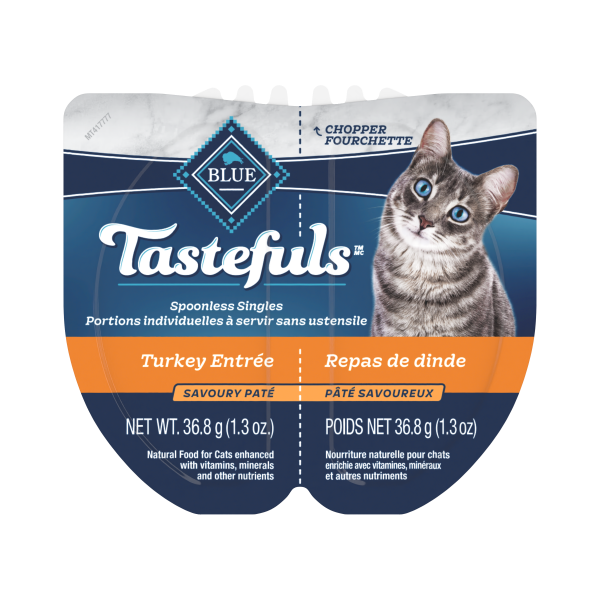 Blue Tastefuls Spoonless Singles Turkey Pate 2.6oz
