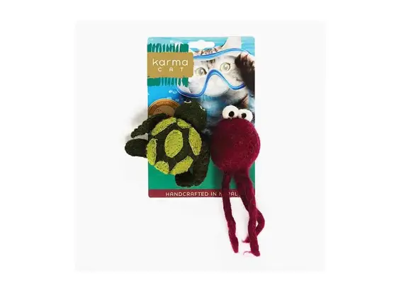 Karma Cat - Turtle & Jellyfish 2pk
