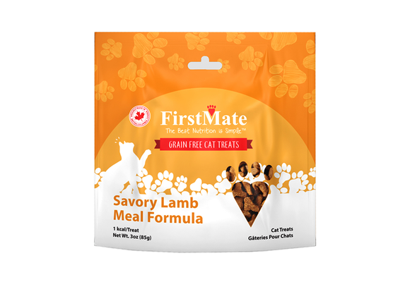 FirstMate Cat Treats Savory Lamb 3oz