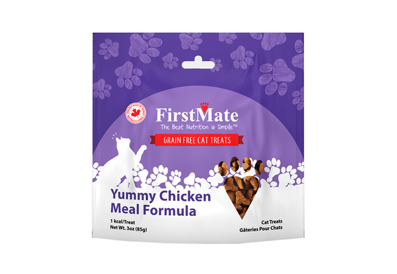 FirstMate Cat Treats Yummy Chicken 3 oz