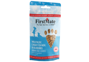 FirstMate Dog Treats Fish & Blueberries Mini Trainers 8oz