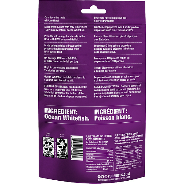 PureBites Feline Ocean Fish 20g