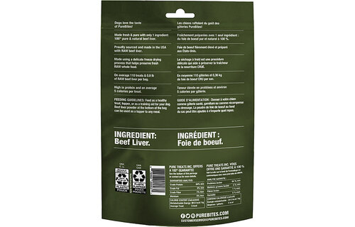 PureBites Beef Liver 120g