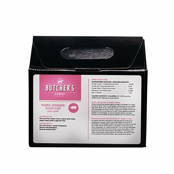 Butcher's Pup Pork Dinner Sous-Vide 3Lb