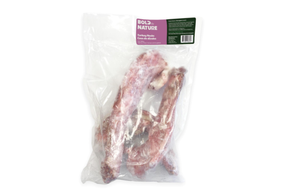 Bold by Nature Raw Whole Turkey Necks 2lb