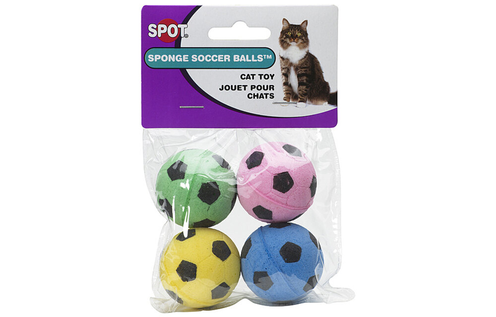 Spot Sponge Soccer Balls 4PK