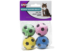 Spot Sponge Soccer Balls 4PK