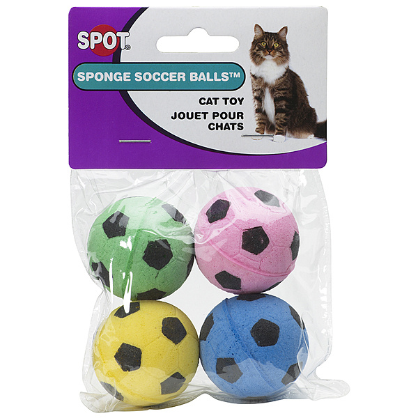 Spot Sponge Soccer Balls 4PK