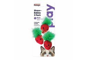 Petstages Strawbabies 3PK