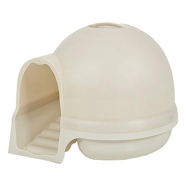 *T* Booda Dome Clean Step Cat Box Pearl
