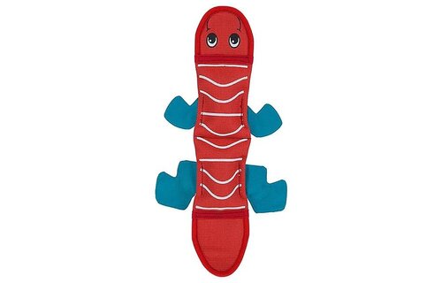 Outward Hound Fire Biterz Lizard Red 2 Squeaker