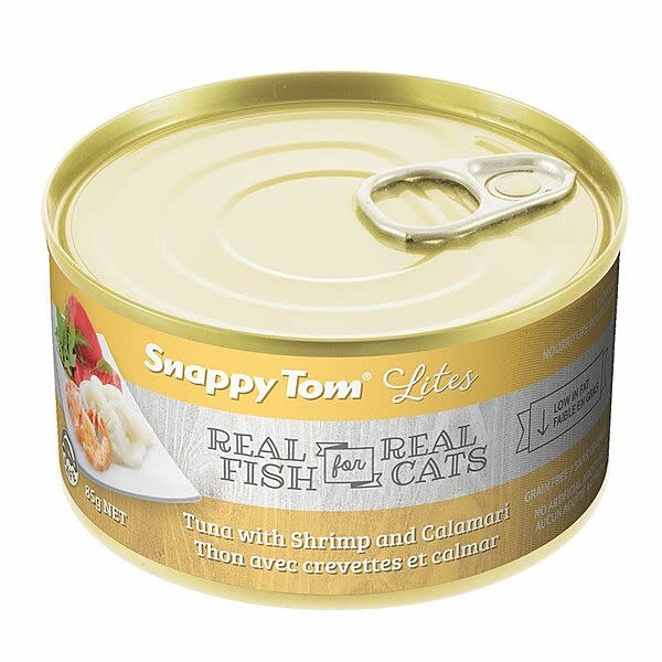 Snappy Tom Lites Tuna, Shrimp & Calamari 156g