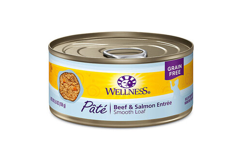 Wellness Cat Beef & Salmon Pate 5.5oz