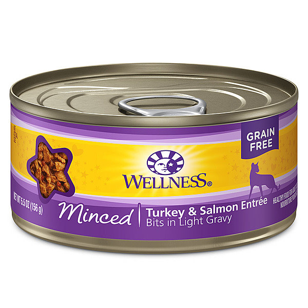 Wellness Cat Minced Turkey & Salmon 5.5oz