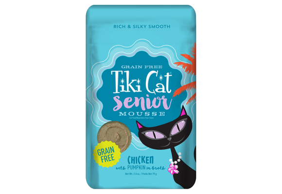 Tiki Mousse Senior Chicken & Pumpkin 2.8oz Pouch
