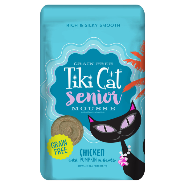Tiki Mousse Senior Chicken & Pumpkin 2.8oz Pouch