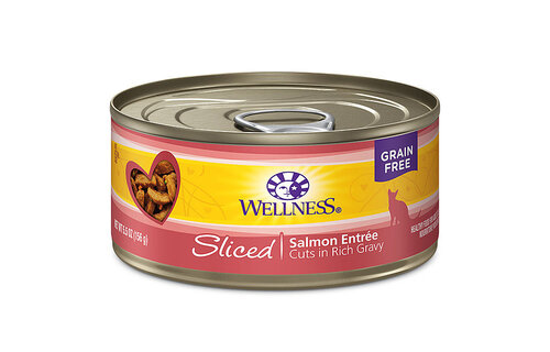 Wellness Cat Sliced Salmon 5.5oz