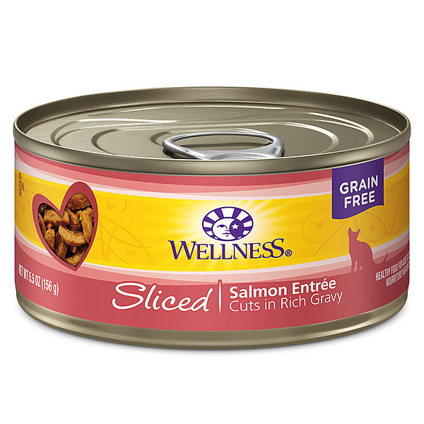 Wellness Cat Sliced Salmon 5.5oz