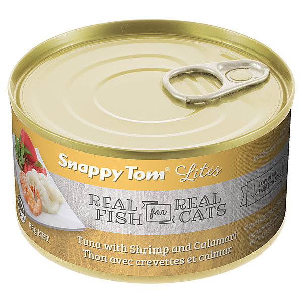Snappy Tom Lites Tuna, Shrimp & Calamari 85g