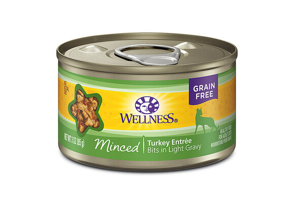 Wellness Cat Minced Turkey 3oz