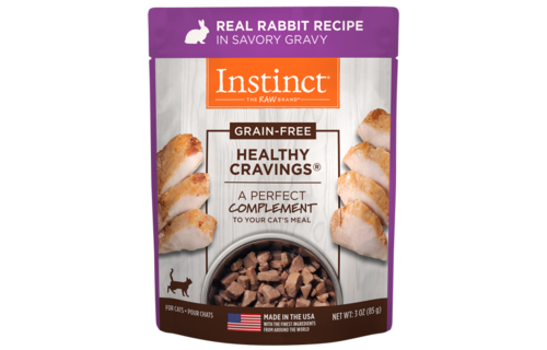 Instinct Cat Healthy Cravings Rabbit Pouch 3oz