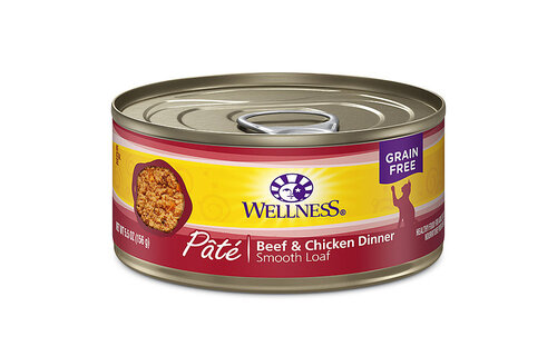Wellness Cat Beef & Chicken Pate 5.5oz
