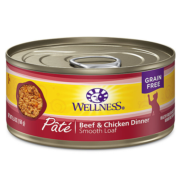 Wellness Cat Beef & Chicken Pate 5.5oz