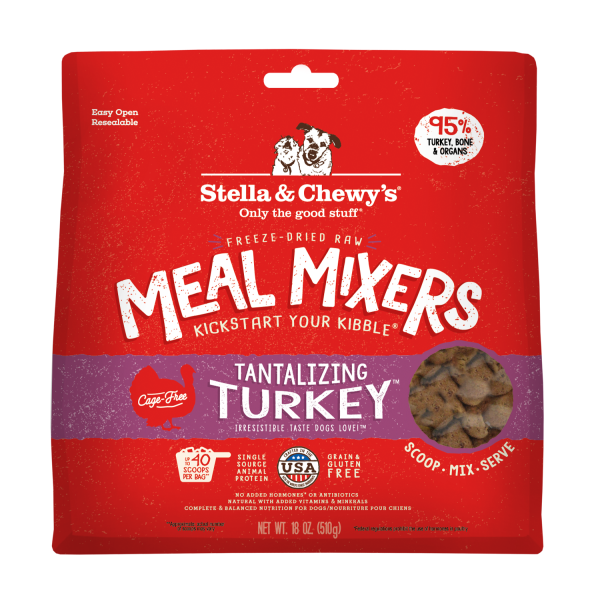 Stella & Chewy’s Dog FD Meal Mixers Turkey 18oz