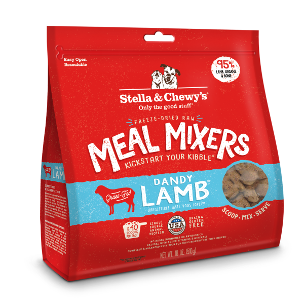 Stella & Chewy’s Dog FD Meal Mixers Lamb 18oz