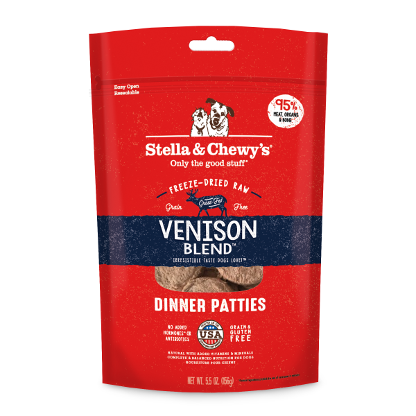 Stella & Chewy’s Dog FD Venison Blend Dinner 5.5oz