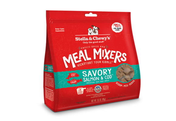 Stella & Chewy’s Dog FD Meal Mixers Salmon & Cod 3.5oz