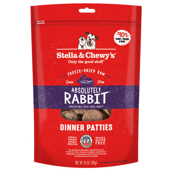 Stella & Chewy’s Dog FD Rabbit Dinner 25oz