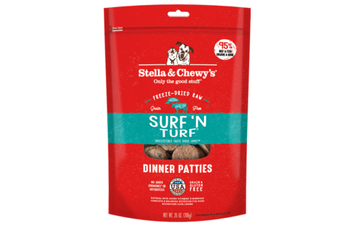 Stella & Chewy’s Dog FD Surf 'N Turf Dinner 25oz