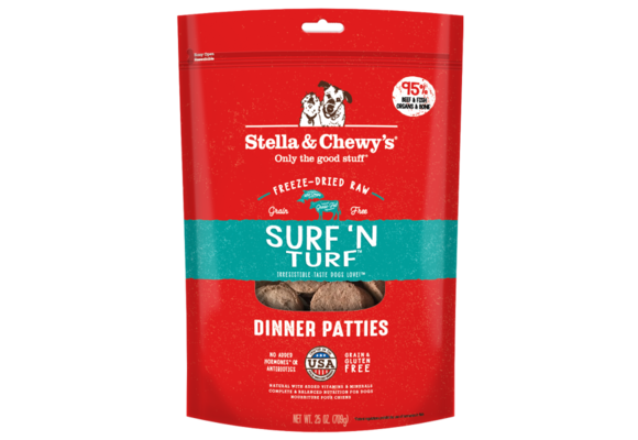 Stella & Chewy’s Dog FD Surf 'N Turf Dinner 25oz