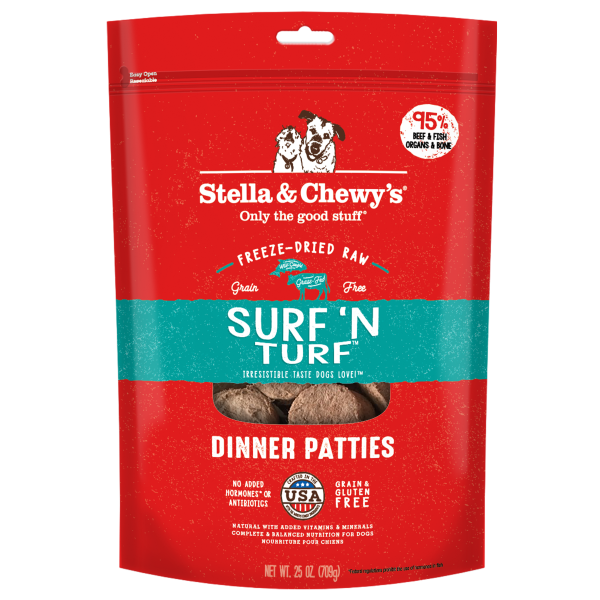 Stella & Chewy’s Dog FD Surf 'N Turf Dinner 25oz