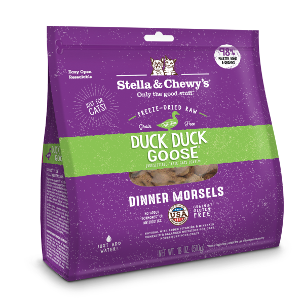 Stella & Chewy’s Cat FD Duck Duck Goose Morsels 18oz