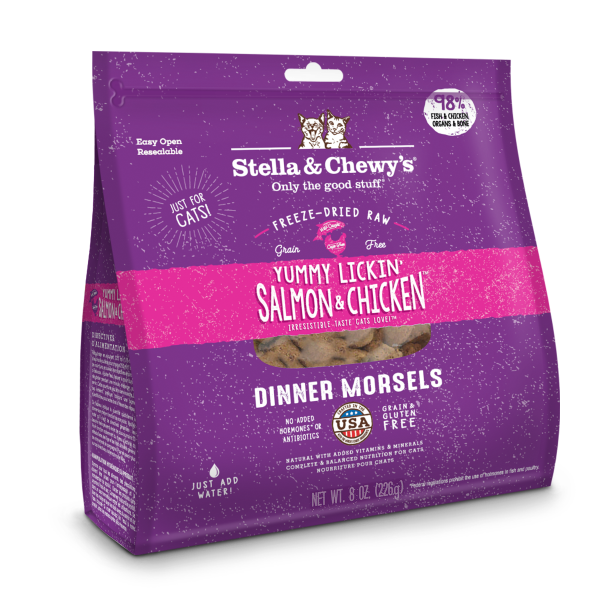 Stella & Chewy’s Cat FD Salmon & Chicken Morsels 8oz