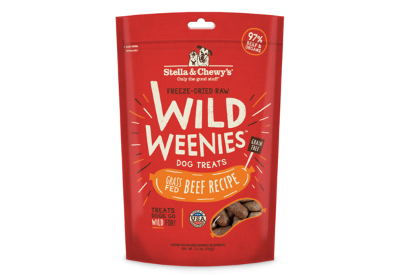 Stella & Chewy’s Dog Treats Wild Weenies - Beef Recipe 11.5oz