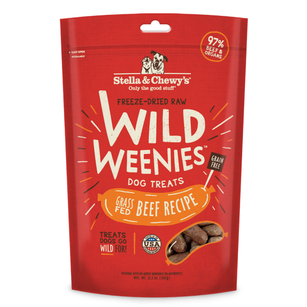 Stella & Chewy’s Dog Treats Wild Weenies - Beef Recipe 11.5oz