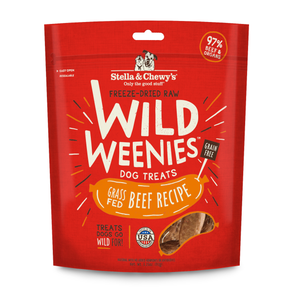 Stella & Chewy’s Dog Treats Wild Weenies - Beef Recipe 3.25oz