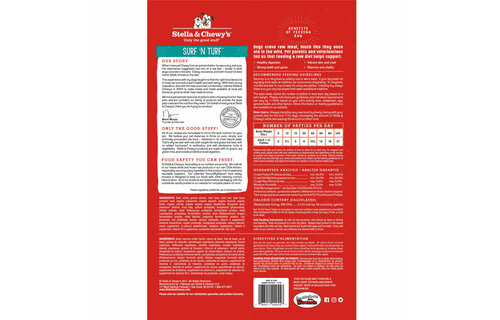 Stella & Chewy’s Dog FD Surf 'N Turf Dinner 25oz