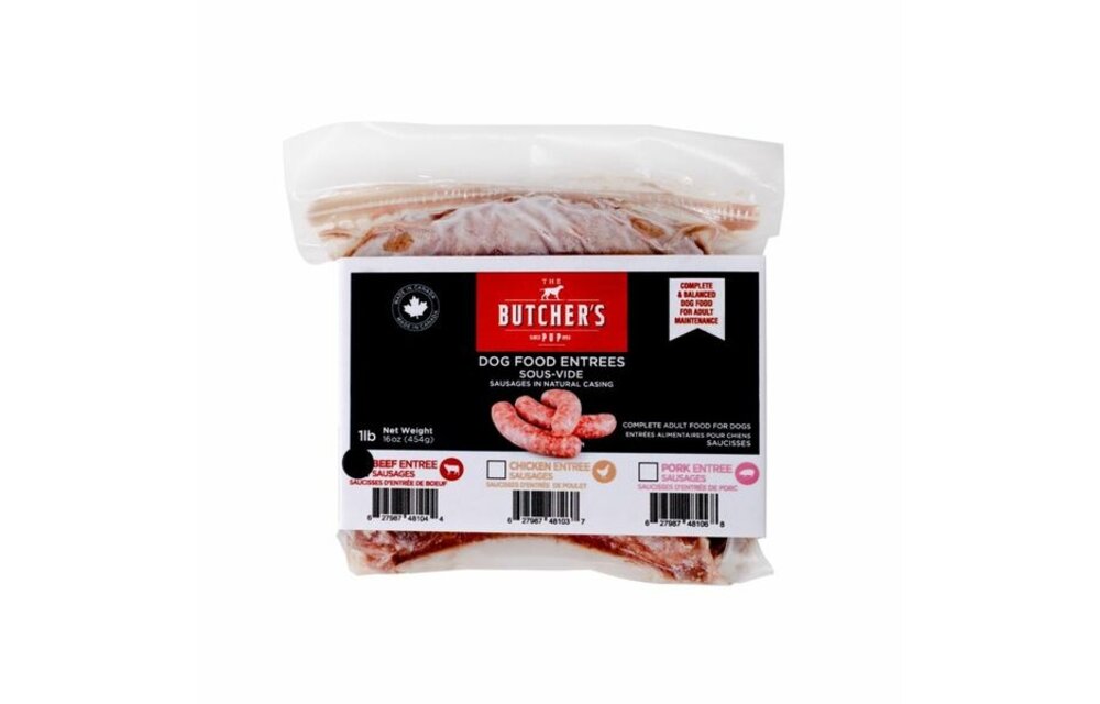 Butcher's Pup Beef Sausage Sous-Vide 454g
