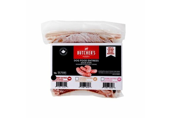 Butcher's Pup Beef Sausage Sous-Vide 454g